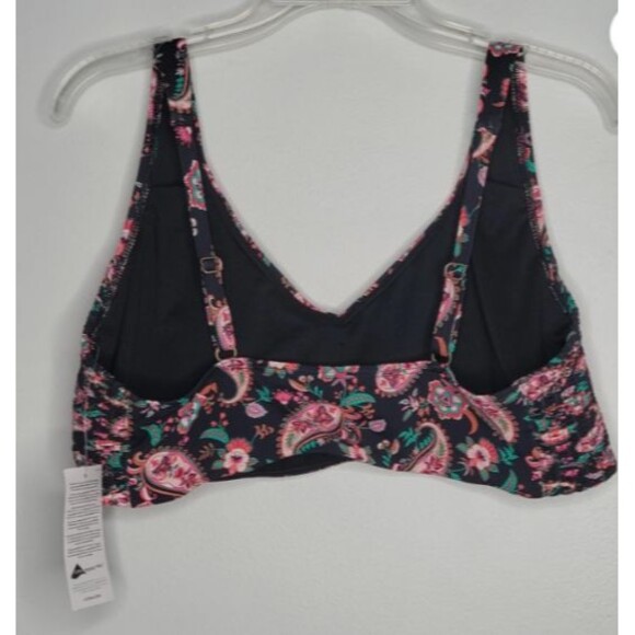 Lands' End Bikini Swimsuit 2x xxl black paisley - Picture 5 of 7